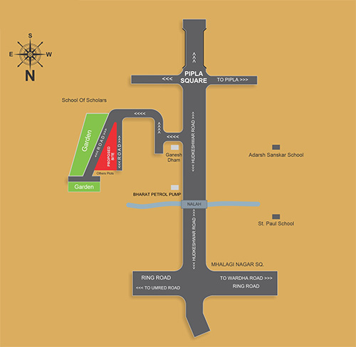 2 BHK Apartment Hudkeshwar