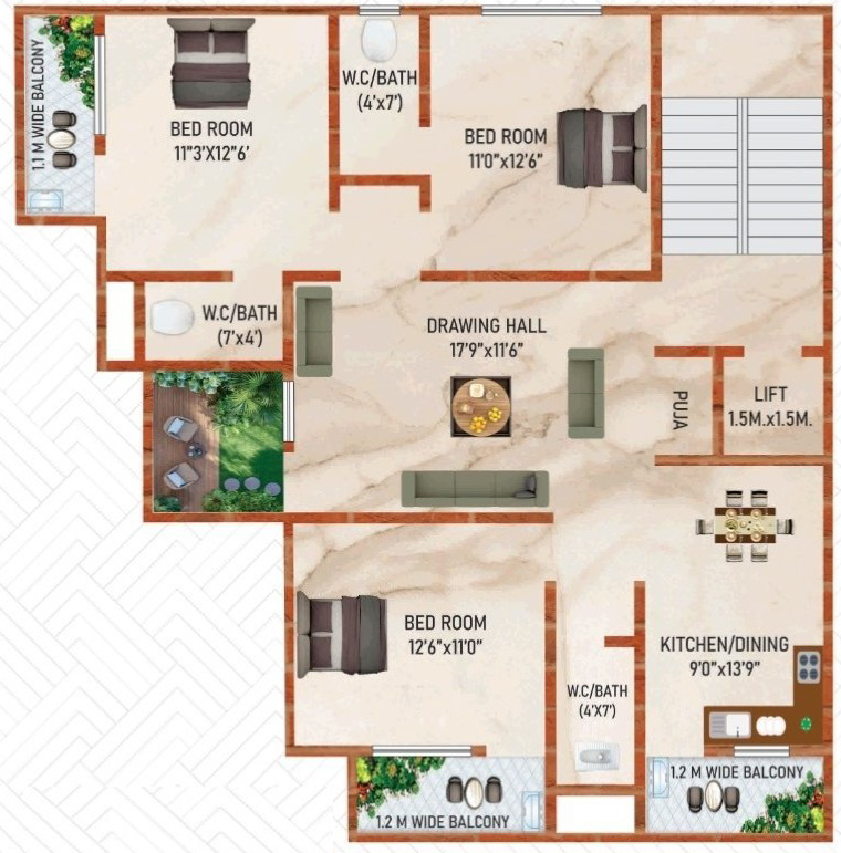 flats in Dighori, Nagpur