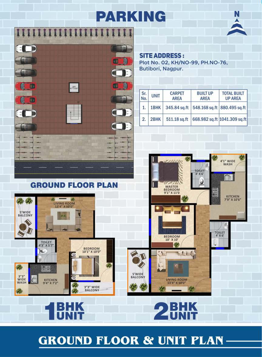 1 BHK flat Nagpur