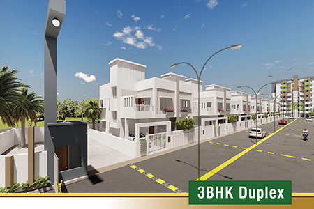 3 BHK Duplex apartment Nagpur