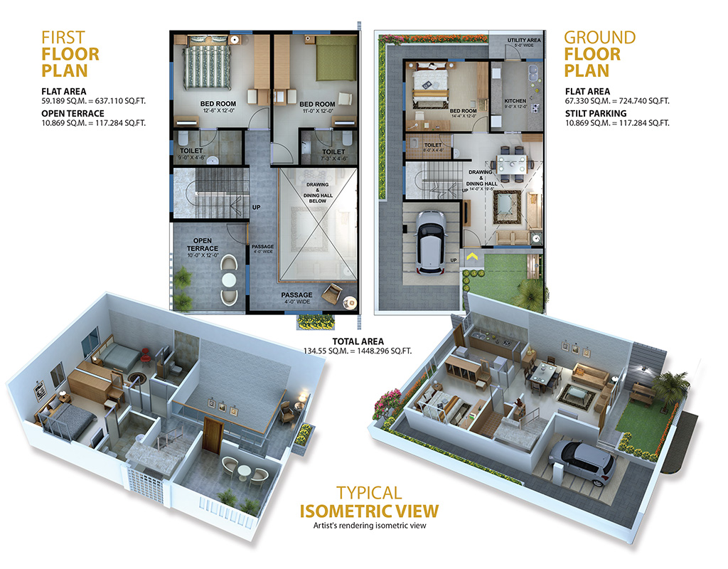 3BHK Duplex Godhani Road