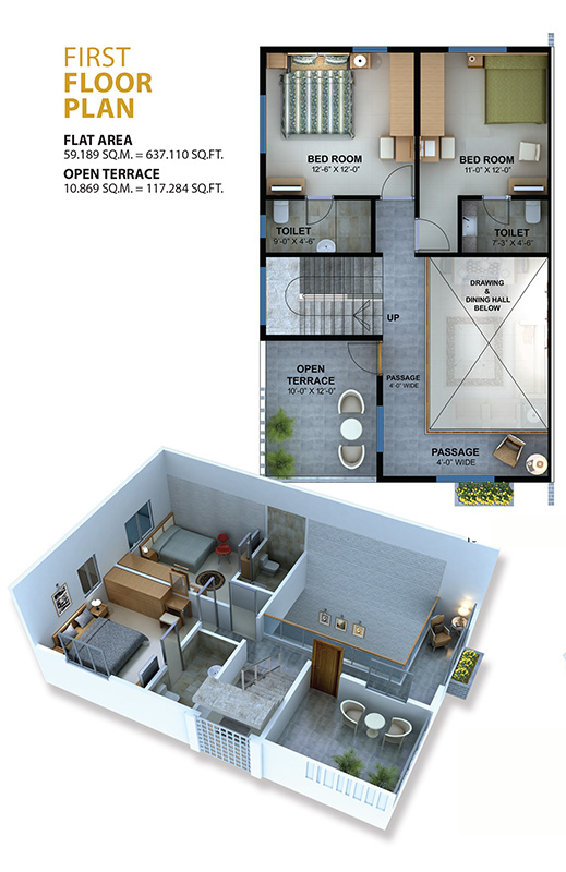 3BHK Gorewada